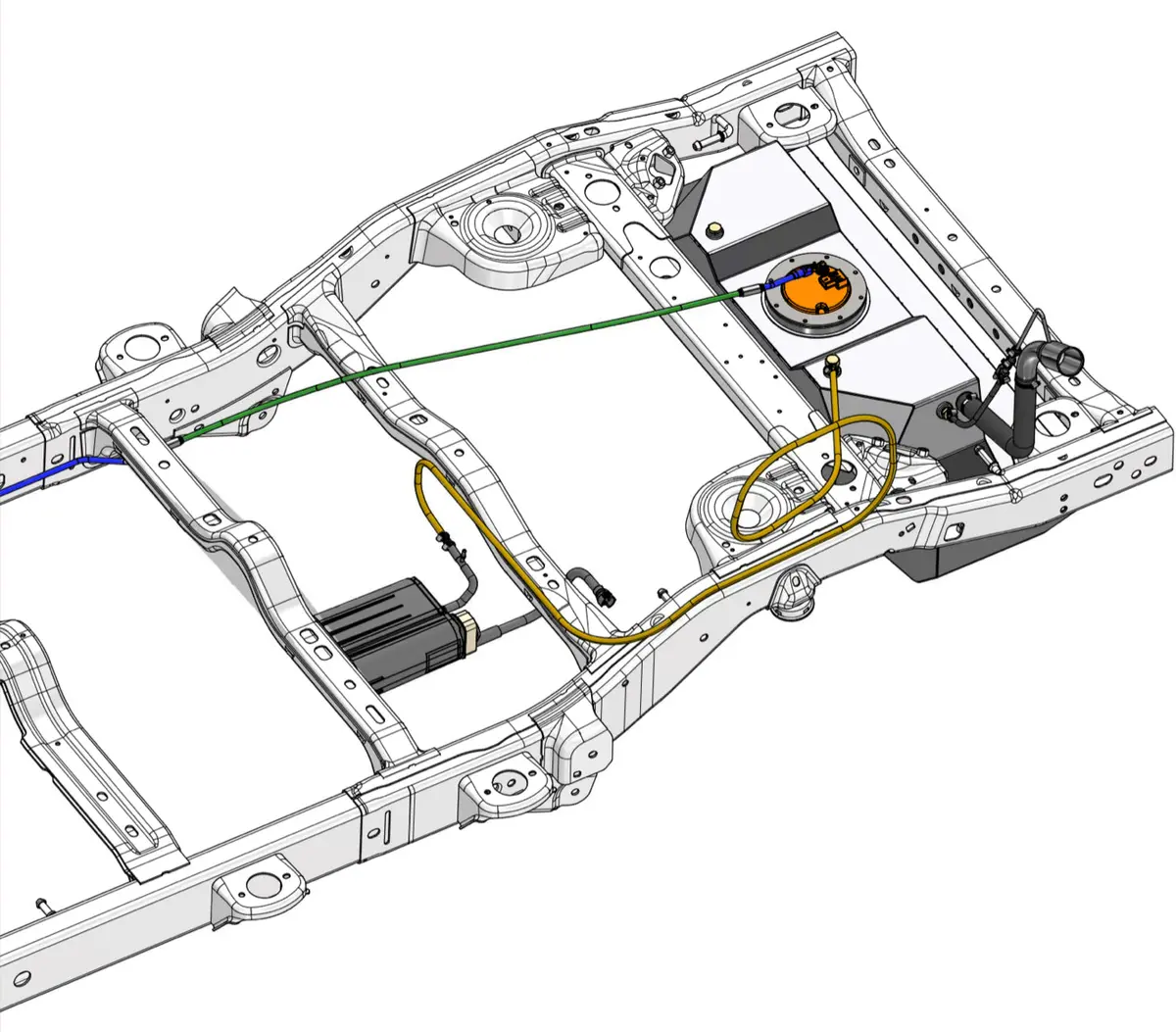 2007-2011 Jku Fuel Line And Evap Modification 1