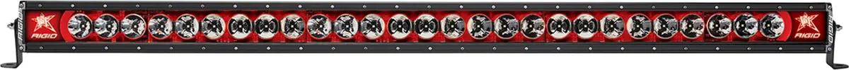 Rigid Industries 250023 Rigid Radiance Plus Led Light Bar, Broad-Spot Optic, 50 Inch With Red Backlight 1
