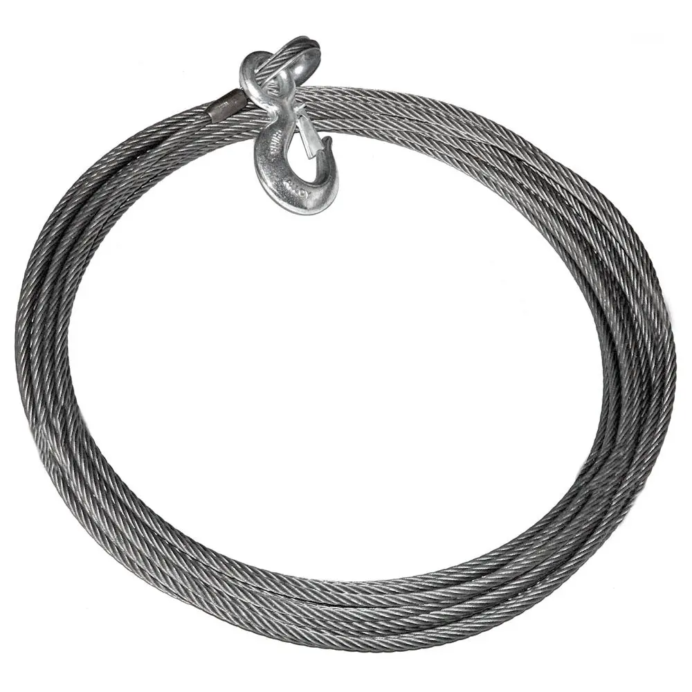 Warn 27569 Wire Rope Assembly 3/8 Inch Diameter X 98.4 Foot (30M) Length 1