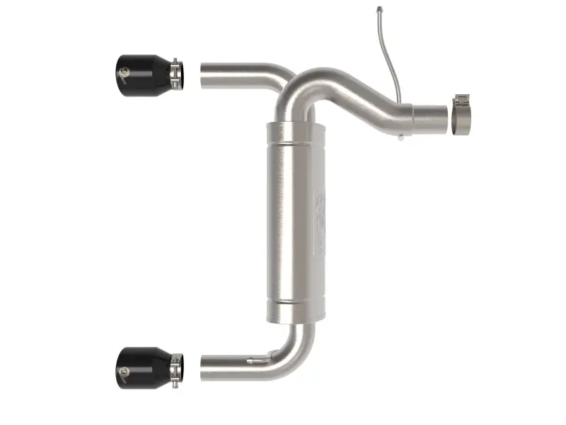 Afe Vulcan 3In 304 Ss Axle-Back Exhaust 2021 Ford Bronco L4-2.3L (T)/V6-2.7L (Tt) W/ Black Tips 1