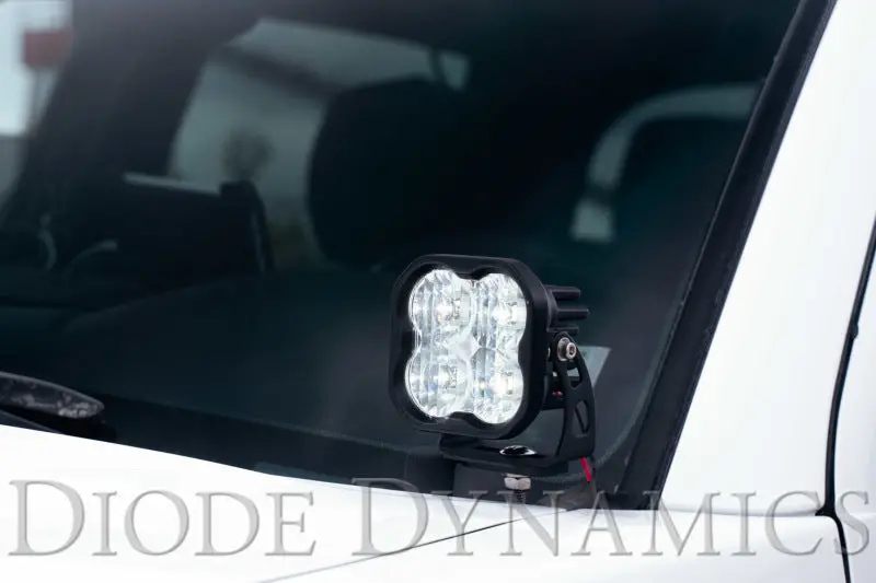 Diode Dynamics 16-21 Toyota Tacoma Stage Series 2In Led Ditch Light Kit - Yellow Pro Combo 1