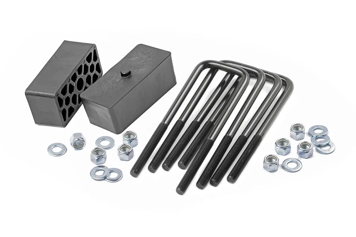 2 Inch Block & U-Bolt Kit - Chevy/Gmc 1500 Truck 1