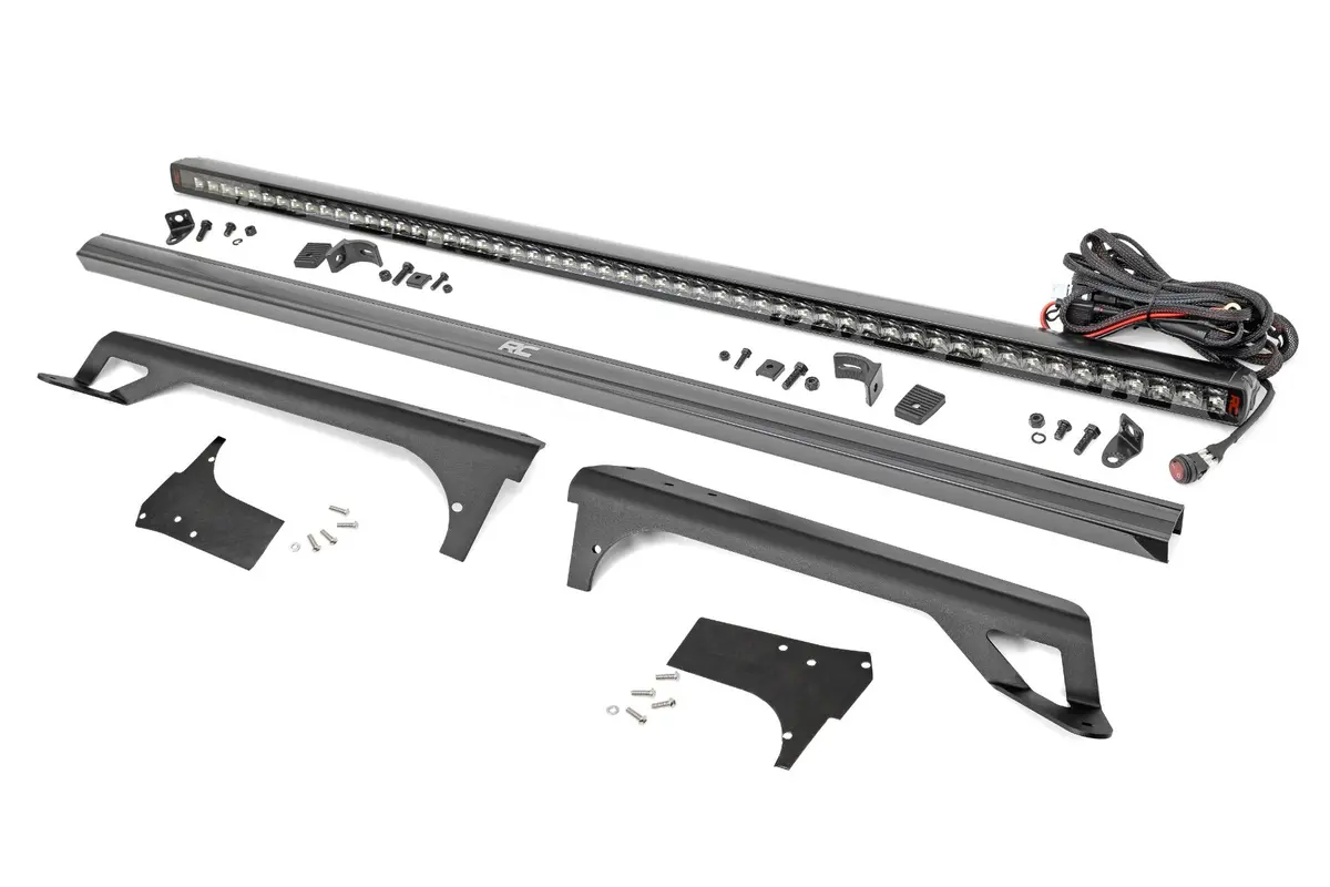 Led Light Kit - Windshield Mount - 50 Inch Spectrum Single Row - Jeep Wrangler Tj (97-06) 1