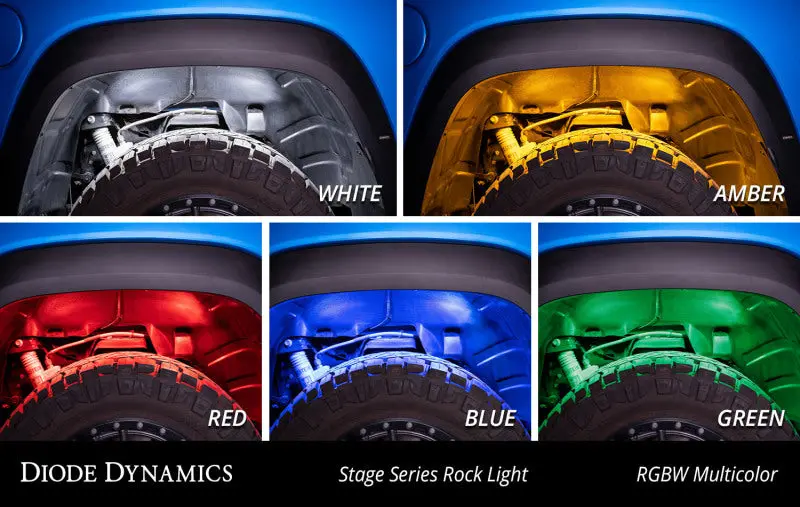 Diode Dynamics Stage Series Rgbw Led Rock Light (Add-On 2-Pack) 1