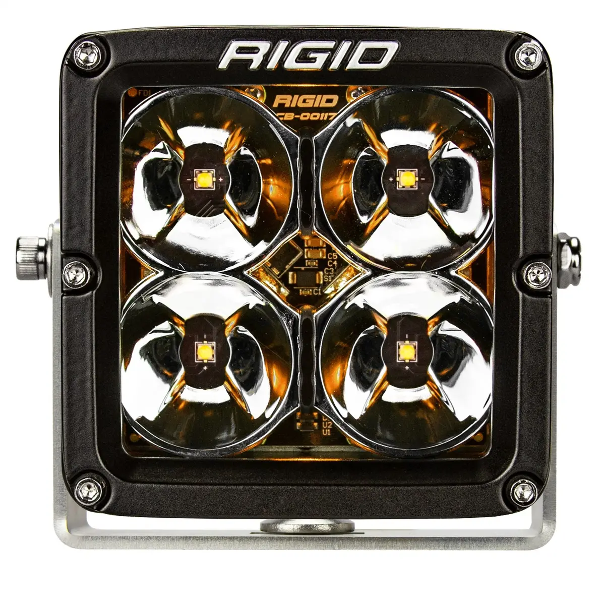 Rigid Industries 32205 Rigid Radiance Pod Xl With Amber Backlight, Surface Mount, Black Housing, Pair 1