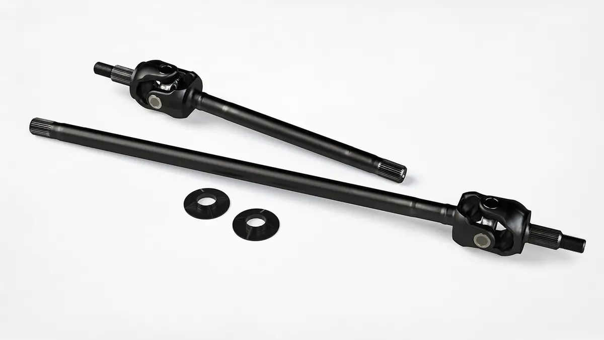 07-18 Wrangler Jk Tera44 Hd Front Axle Shaft Kit W/ Outer Stubs & U-Joints Wide 30-Spline Teraflex 1