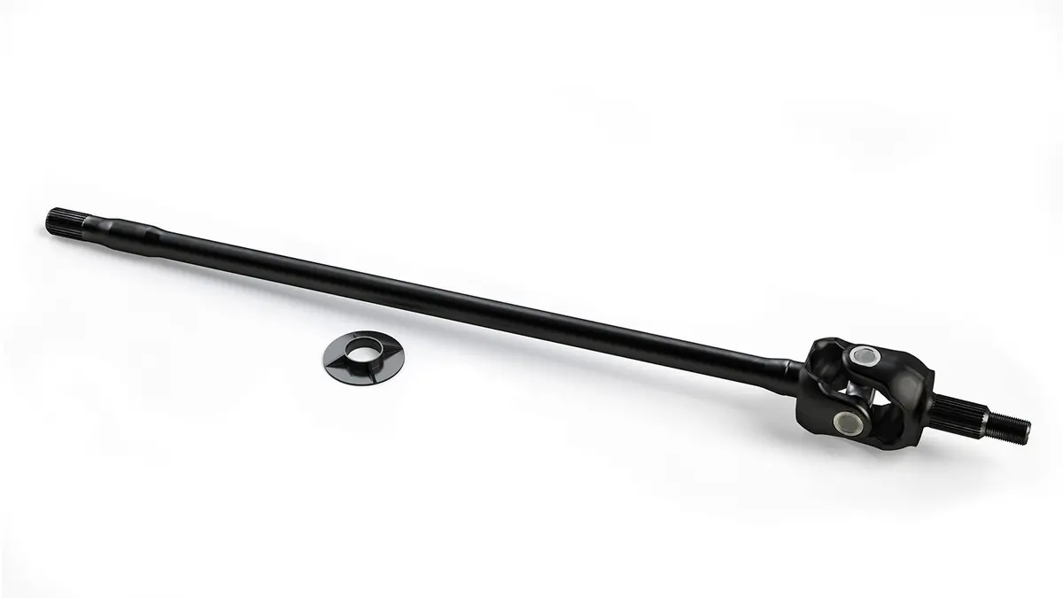 07-18 Wrangler Jk Tera30 Hd Front Axle Shaft W/ Outer Stub & U-Joint Right 27-Spline Teraflex 1