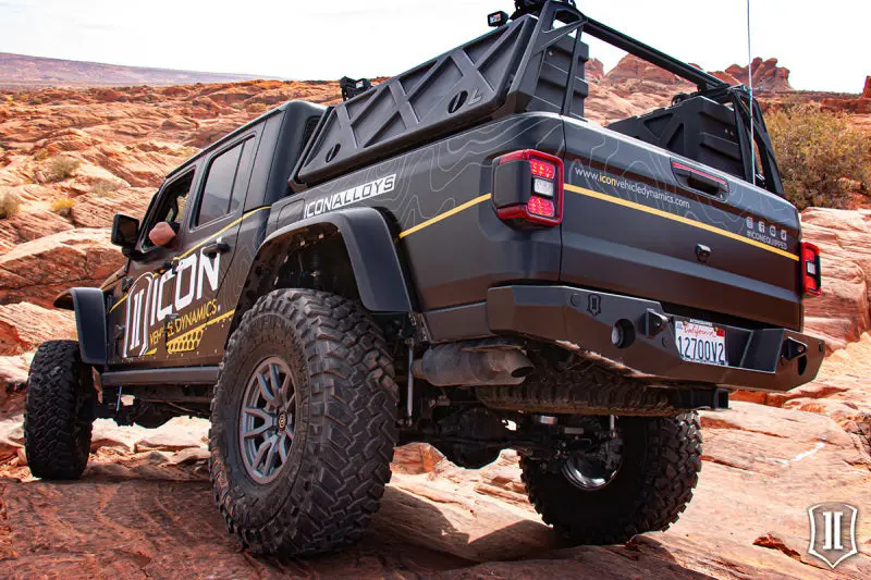 Icon 2020+ Jeep Gladiator Jt Pro-Series Rear Bumper 1
