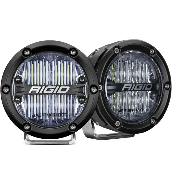 Rigid 360-Series Pro Sae Fog White Pair 1