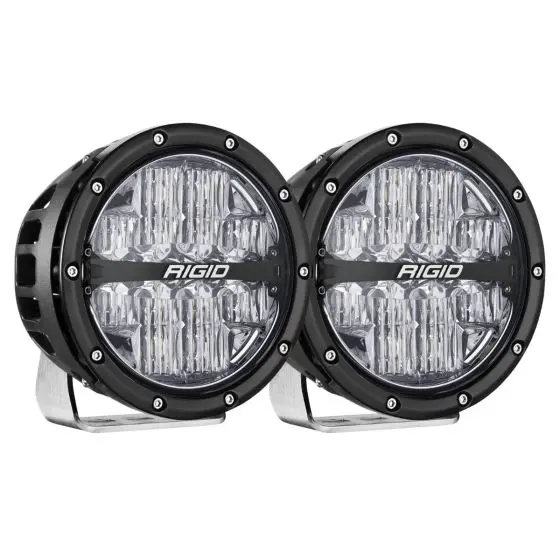 Rigid Industries 36411 360-Series 6" Off-Road Lamp, Drive Beam, Rgbw Backlight, Set/2 1