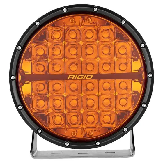 Rigid Industries 36522 360-Series 9" Off-Road Lamp, Spot Beam, Amber Lens, Single 1