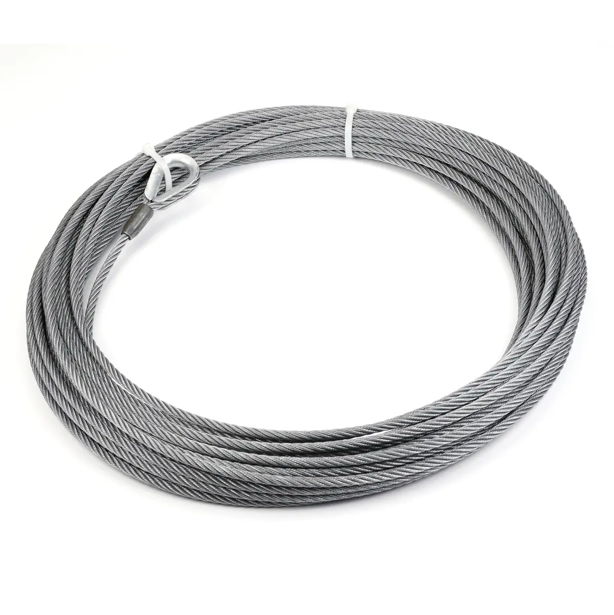 Warn 38876 Wire Rope Assembly 3/8 Inch Diameter X 125 Foot Length 1