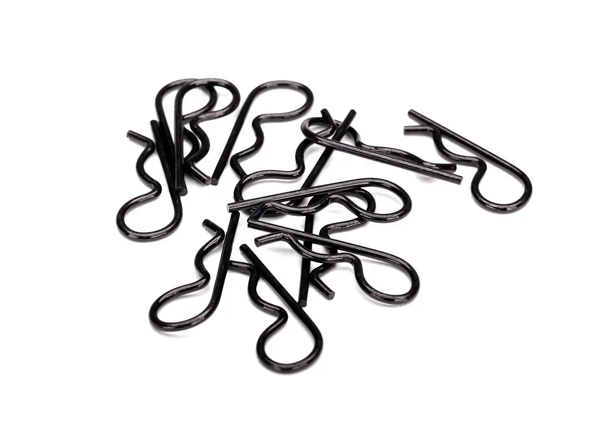 Heavy Duty Body Clips (Black) (12) 1