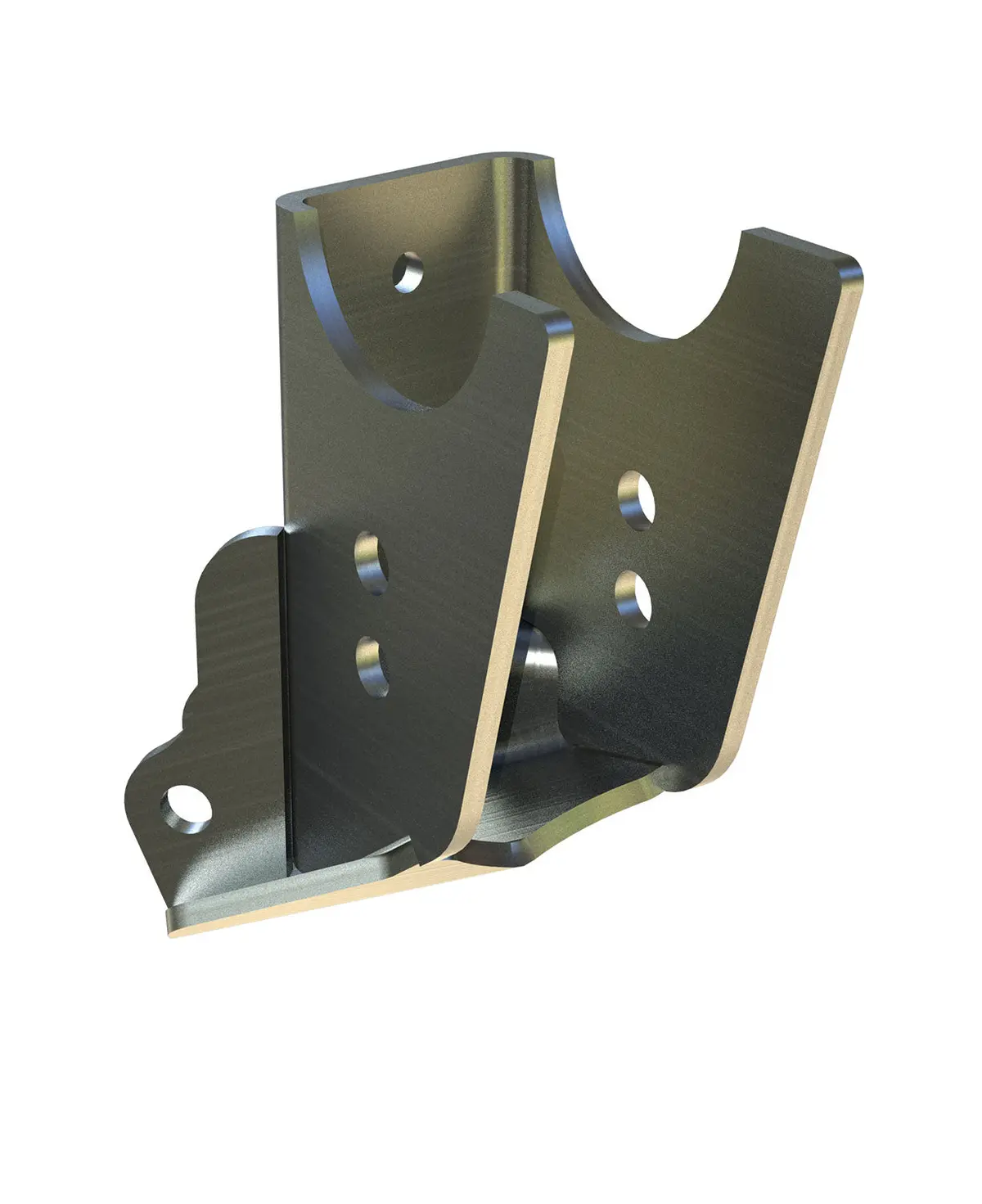 07-18 Wrangler Jk Tera Crd60 Rear Axle Bracket Control Arm & Shock Mount -Lower Left 3 Inch Od Teraflex 1