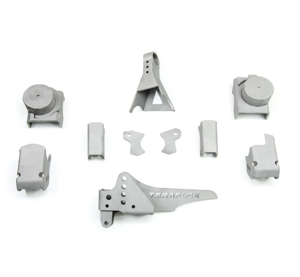 07-18 Wrangler Jk Tera60 Front Axle Bracket Kit 3.25 Inch Od Teraflex 1