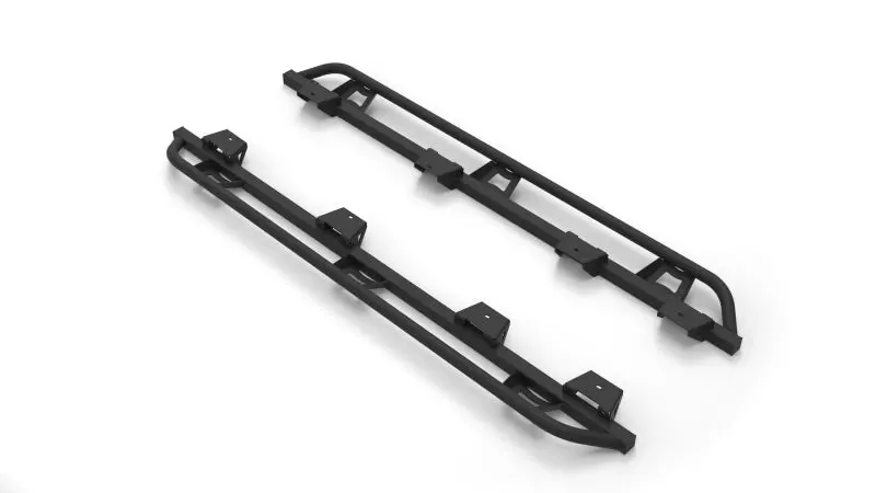N-Fab Trail Slider Steps 2020 Jeep Wrangler Gladiator Jt 4 Door All Beds - Srw - Textured Black 1