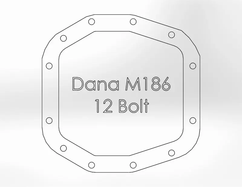 Afe Pro Series Front Differential Cover Black 2018+ Jeep Wrangler (Jl) V6 3.6L (Dana M186) 1