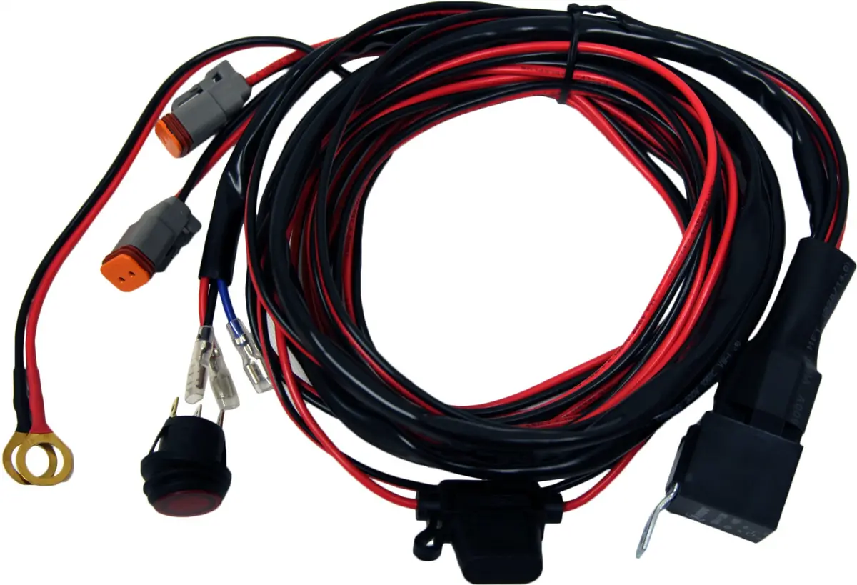 Rigid Industries 40196 Wire Harness, Fits D-Series Pair And Sr-Q Series Pair With 6 Leds 1