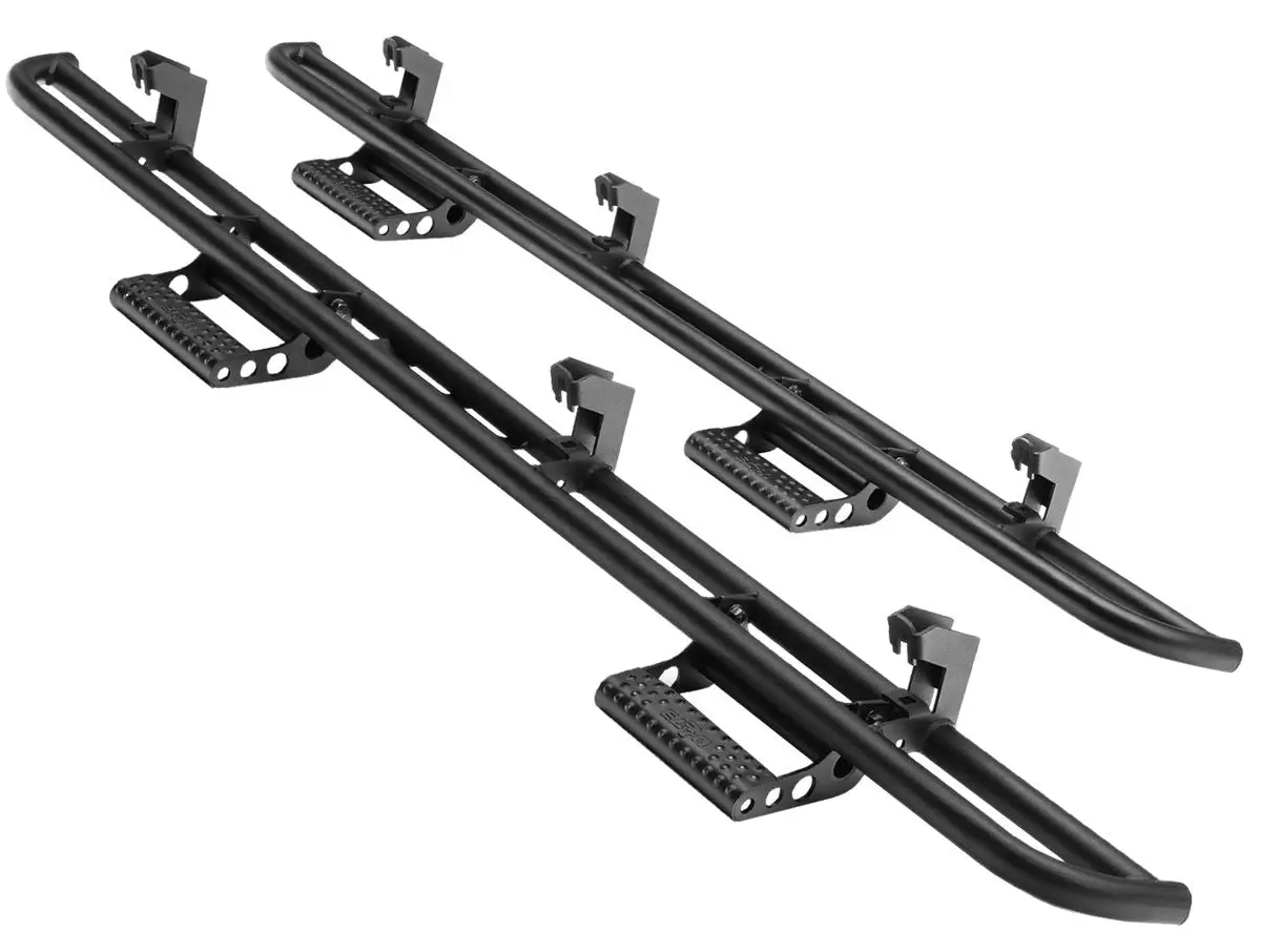 Rkr Step System Textured Black Jeep 18-21 Wrangler Jl 4 Door Suv Gas Srw 1