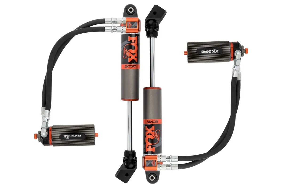 Fox 3.0 Internal Bypass Reservoir Front Shocks Adjustable | Factory Race | 2-3" Lift | Wrangler Jl 1