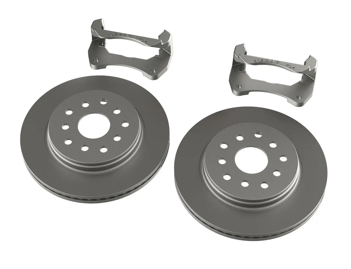 07-18 Wrangler Jk Front Performance Big Rotor Kit W/ Vented Rotors 5X5 Inch & 5X5.5 Inch Teraflex 1
