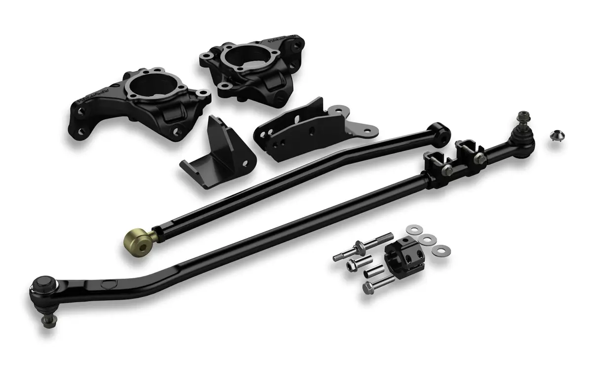 07-18 Wrangler Jk Dana 30/44 High Steer System W/ Hd Forged Drag Link Flip Kit No Tie Rod S Teraflex 1