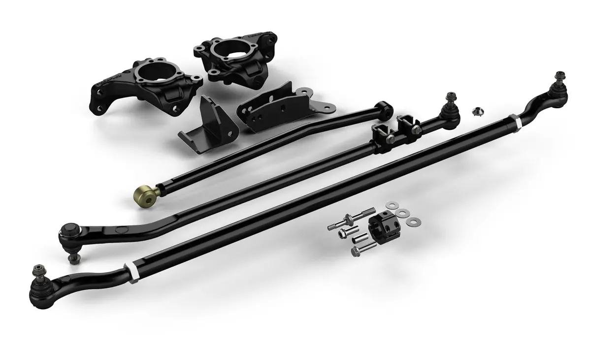 07-18 Wrangler Jk Dana 30/44 High Steer System W/ Hd Tie Rod Kit & Hd Drag Link Flip Kit Teraflex 1