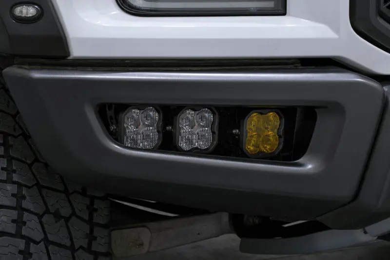 Diode Dynamics 17-20 Ford Raptor Ss3 Led Fog Light Kit - Yellow Pro 1