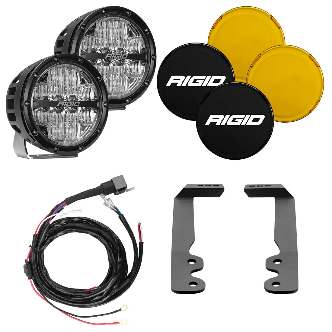Rigid Industries 46806 2022+ Toyota Tundra 6 Inch 360-Series A-Pillar Lighting Kit 1