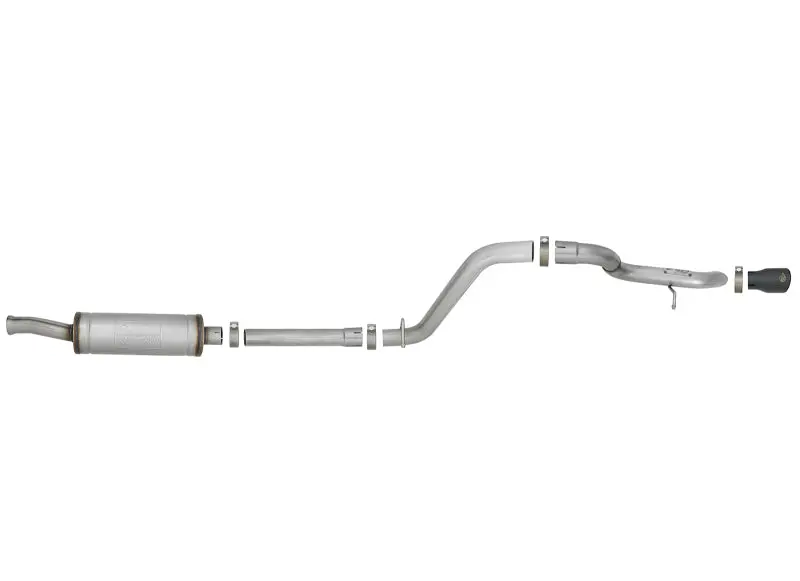 Afe Mach Force-Xp Axle-Back Hi-Tuck Exhaust System W/Black Tip 18-19 Jeep Wrangler (Jl) V6 3.6L 1