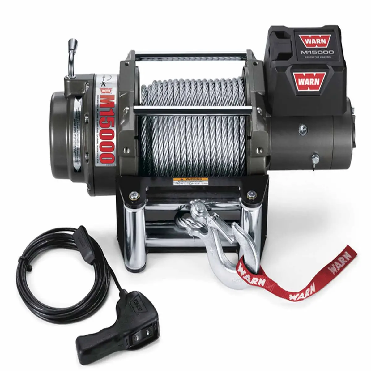 Warn 47801 Warn Winch,M15000,12V,90',Roller 1