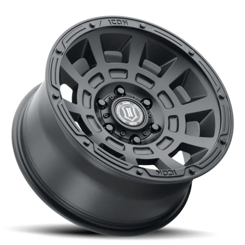 Icon Thrust 17X8.5 6X5.5 0Mm Offset 4.75In Bs Satin Black Wheel 1