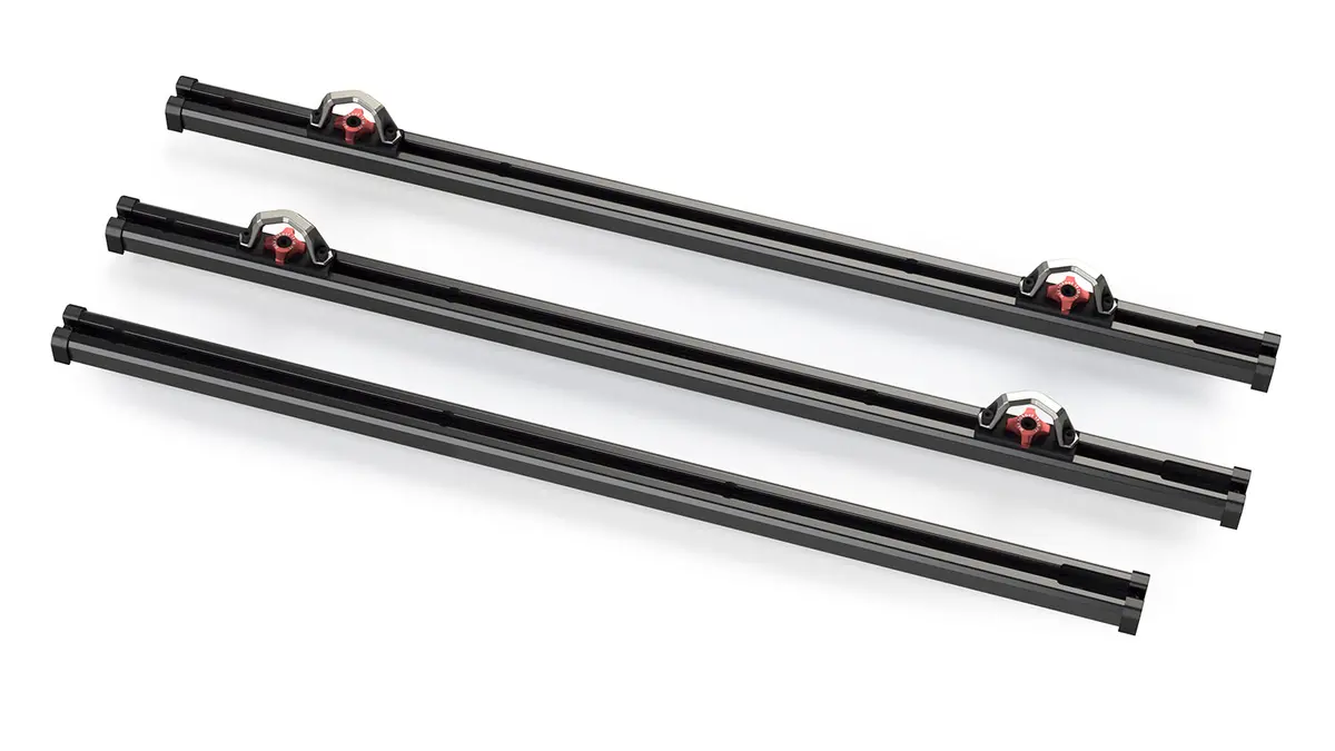20-Up Jeep Gladiator Uinta Cargo Bed Rail System W/ Tie-Down Anchors Teraflex 1