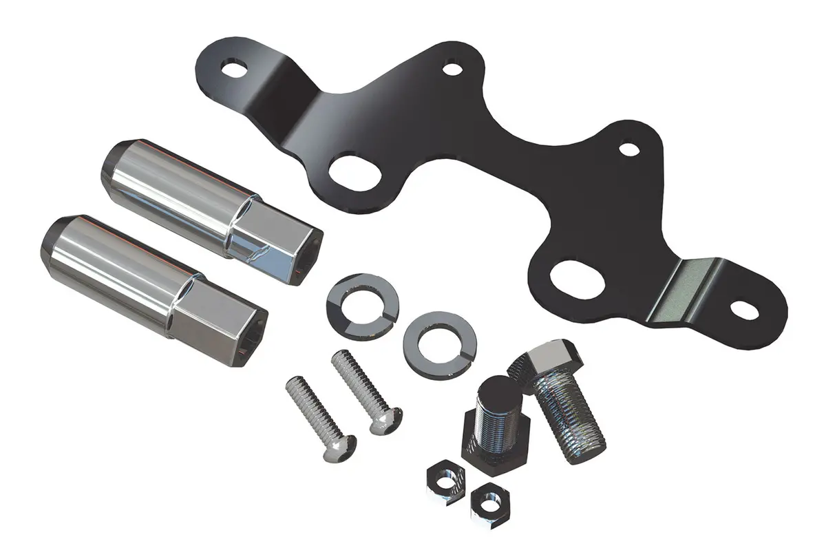 07-18 Wrangler Jk Alpha License Plate & 3Rd Brake Light Mount Kit W/ Lug Nuts Teraflex 1