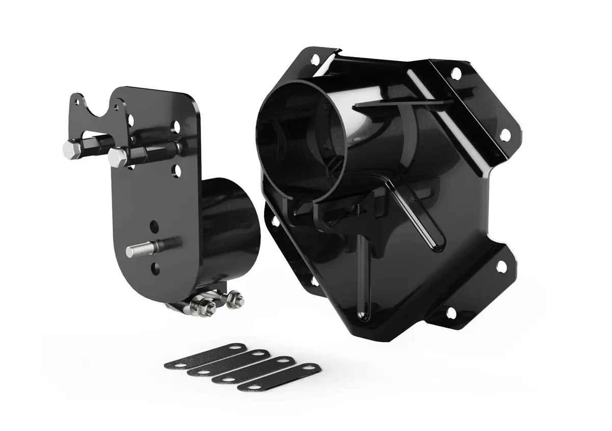 07-18 Wrangler Jk Alpha Hd Adjustable Spare Tire Mount Kit 8X6.5 Inch Teraflex 1