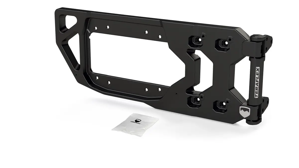18-Up Wrangler Jl Alpha Hd Hinged Spare Tire Carrier Kit Teraflex 1