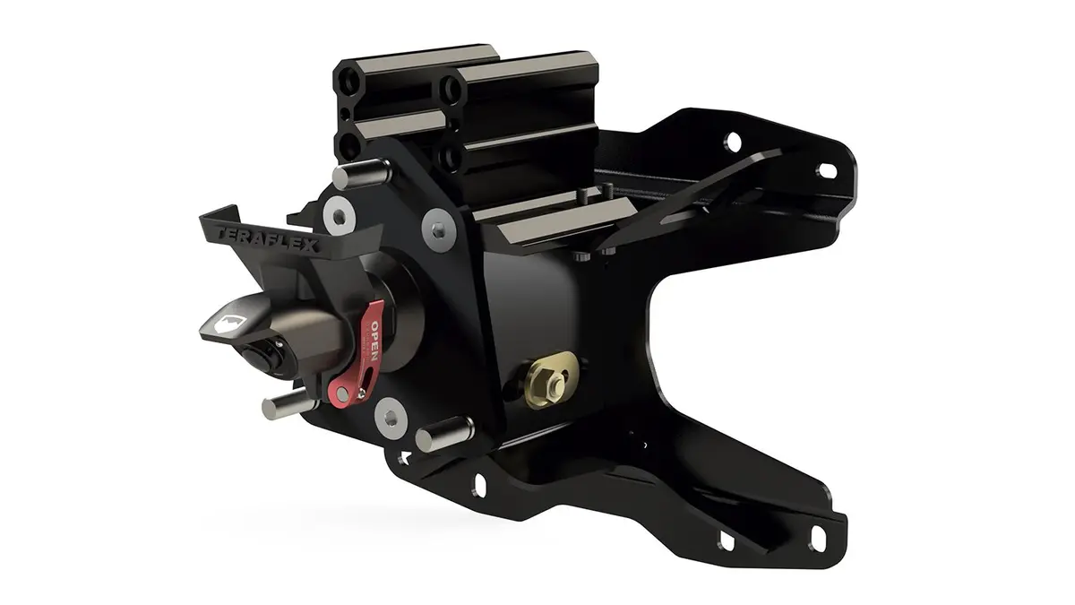 18-Up Wrangler Jl Alpha Hd Adjustable Spare Tire Mount Kit 8X6.5 Inch Teraflex 1