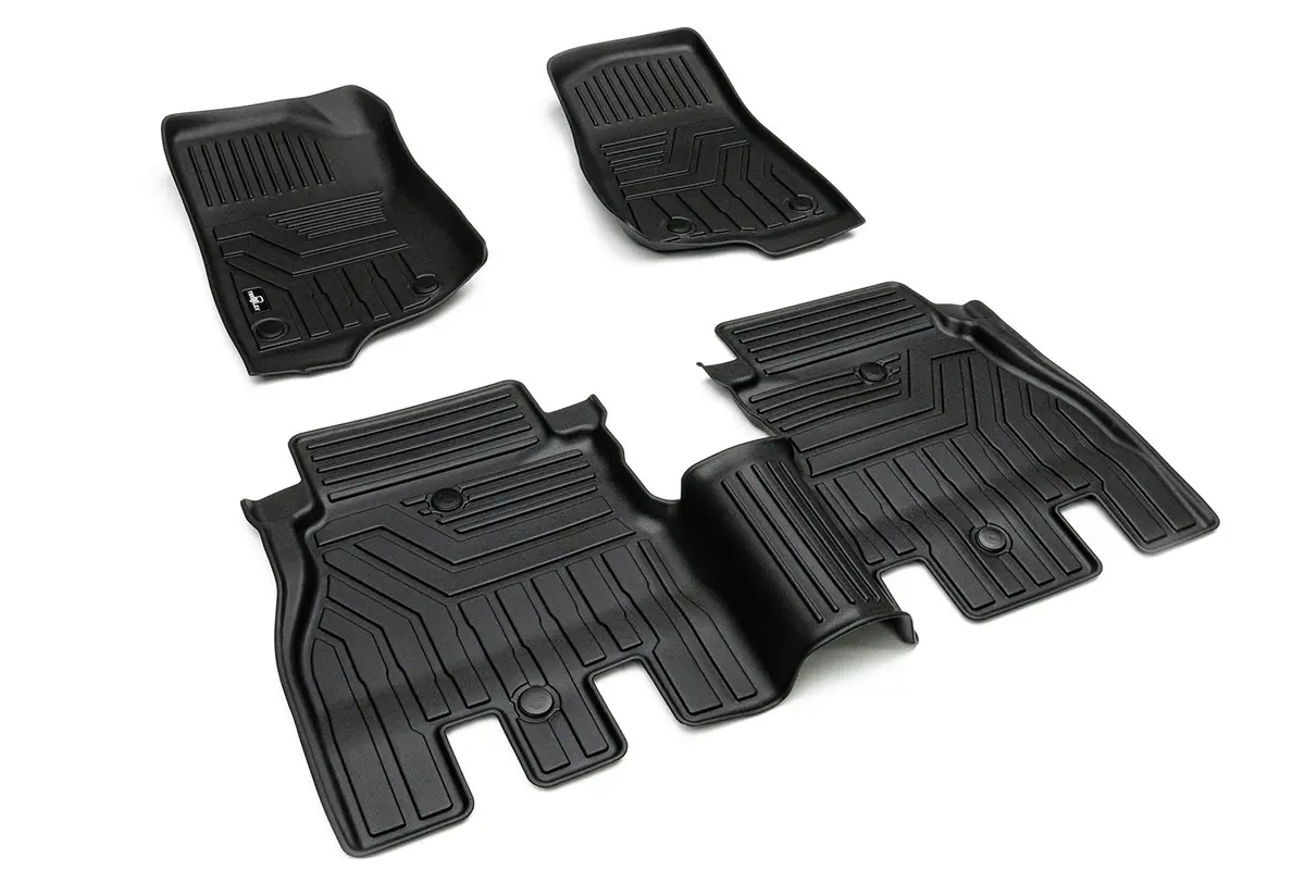 18-Up Wrangler Jl 4 Door All-Weather Floor Liner Kit Front & Rear Teraflex 1