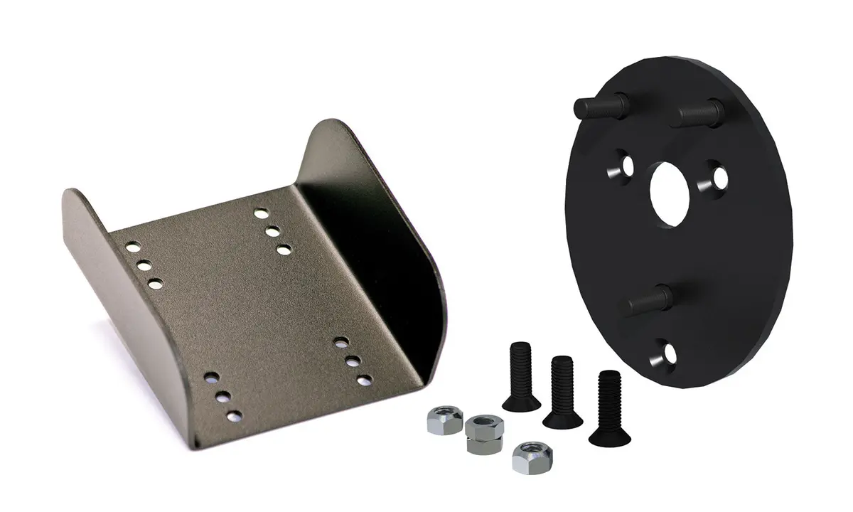 07-18 Wrangler Jk Spare Tire Relocation Bracket & 3Rd Brake Light Extension Bracket Kit Teraflex 1