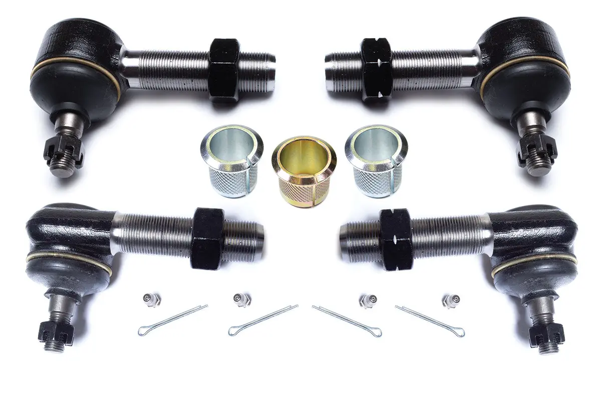 97-06 Jeep Wrangler Tj High Steer Drag Link & Tie Rod End Replacement Kit W/ Insert Sleeves Teraflex 1