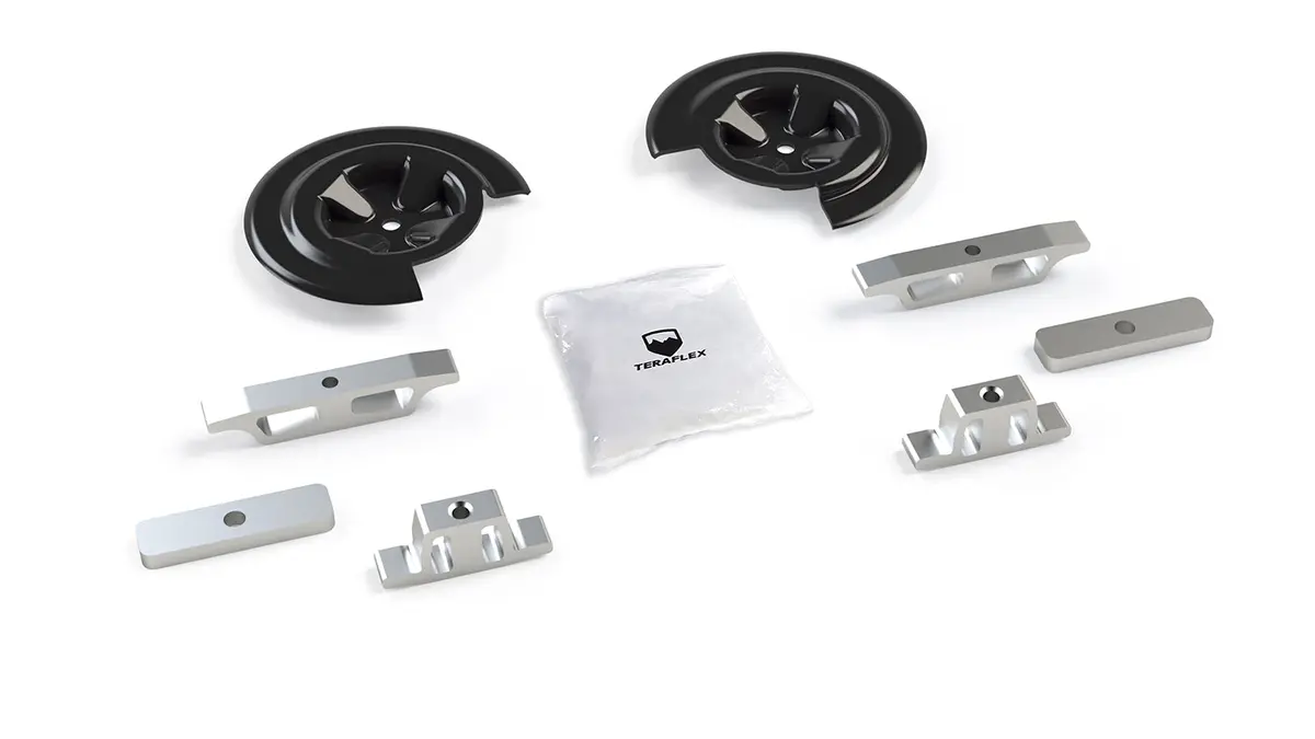 20-Up Jeep Gladiator Coil Spring Retainer Kit Rear Upper & Rear Lower Teraflex 1