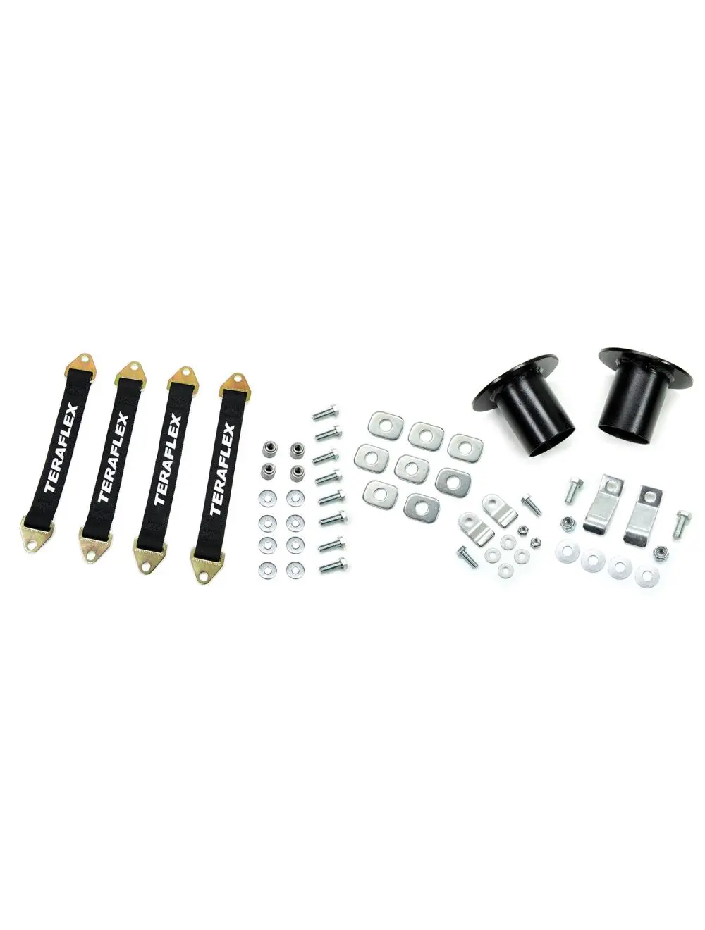 07-18 Wrangler Jk Prerunner Suspension Limit Strap & Coil Spring Retainer Kit 3-4 Inch Lift Teraflex 1