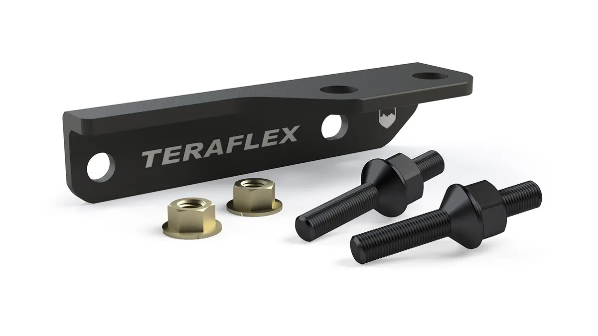 18-Up Wrangler Jl Cb Antenna & Flag Whip Mount Kit Teraflex 1