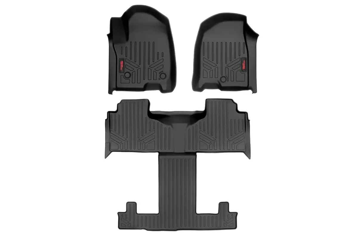 Floor Mats - Fr & Rr - Fr/Rr Bucket - Chevy/Gmc Tahoe/Yukon 2Wd/4Wd (21-24) 1