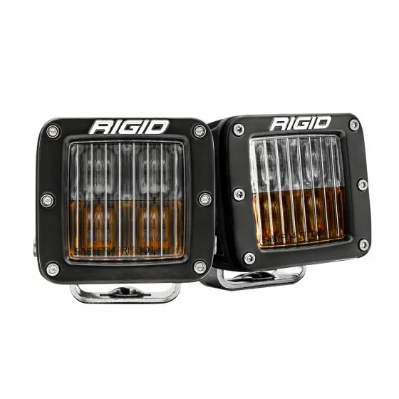 Rigid D-Series Sae Fog Yellow/White Pair 1