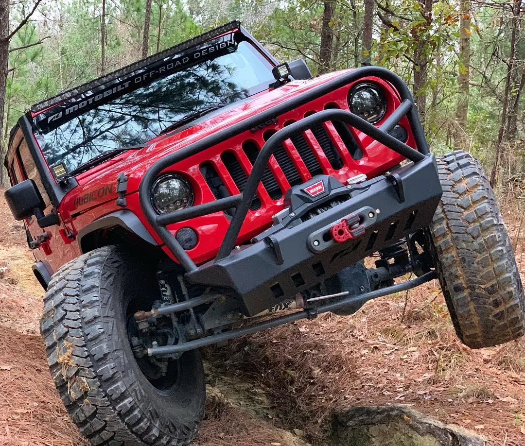 Crusher Series Front Bumper W/Grill Hoop And Stinger For Jeep Jk / Jku 1