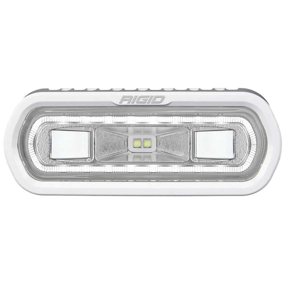 Rigid Industries 51100 Sr-L Series Marine Spreader Pod, 2 Wire, Surface Mount, White W/White Halo 1
