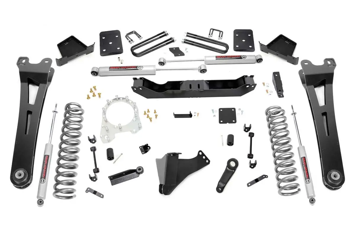 6 Inch Lift Kit - R/A - Ovlds - Ford F-250/F-350 Super Duty 4Wd (2017-2022) 1