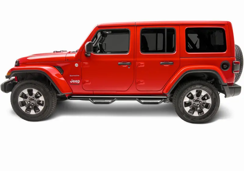 N-Fab Nerf Step 2018 Jeep Wrangler Jl Suv 4 Door- Gloss Black - W2w - 3In 1