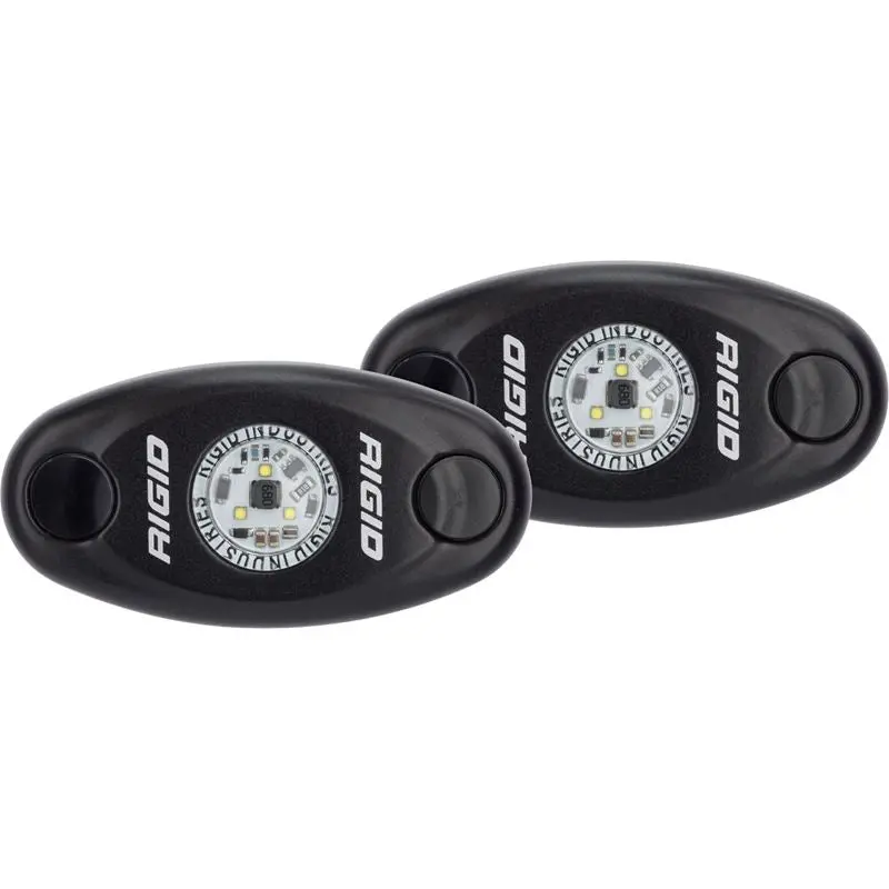 A-Series Led Light, High Power, Blue, Black Housing, Pair (482113) 1